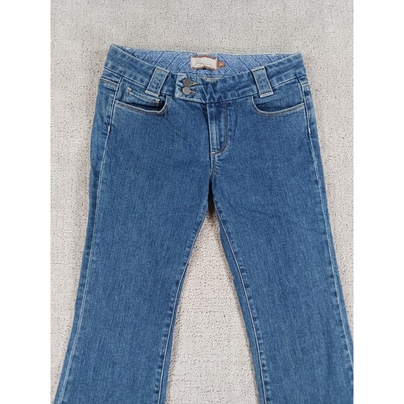 Paige Womens Denim Jeans 28 Blue Cotton Blend Bootcut - Picture 2 of 10